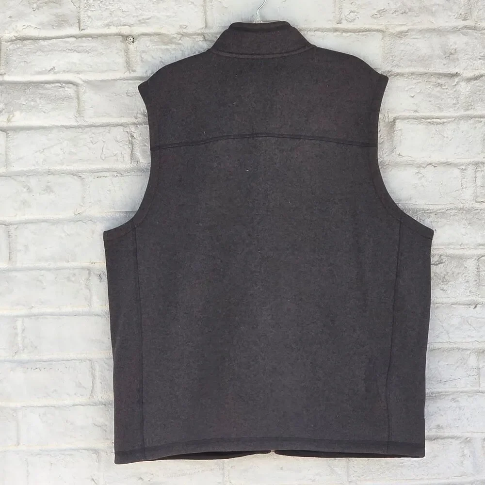 The North Face Gordon Lyons Fleece Vest Dark Charcoal Grey Men's XXL